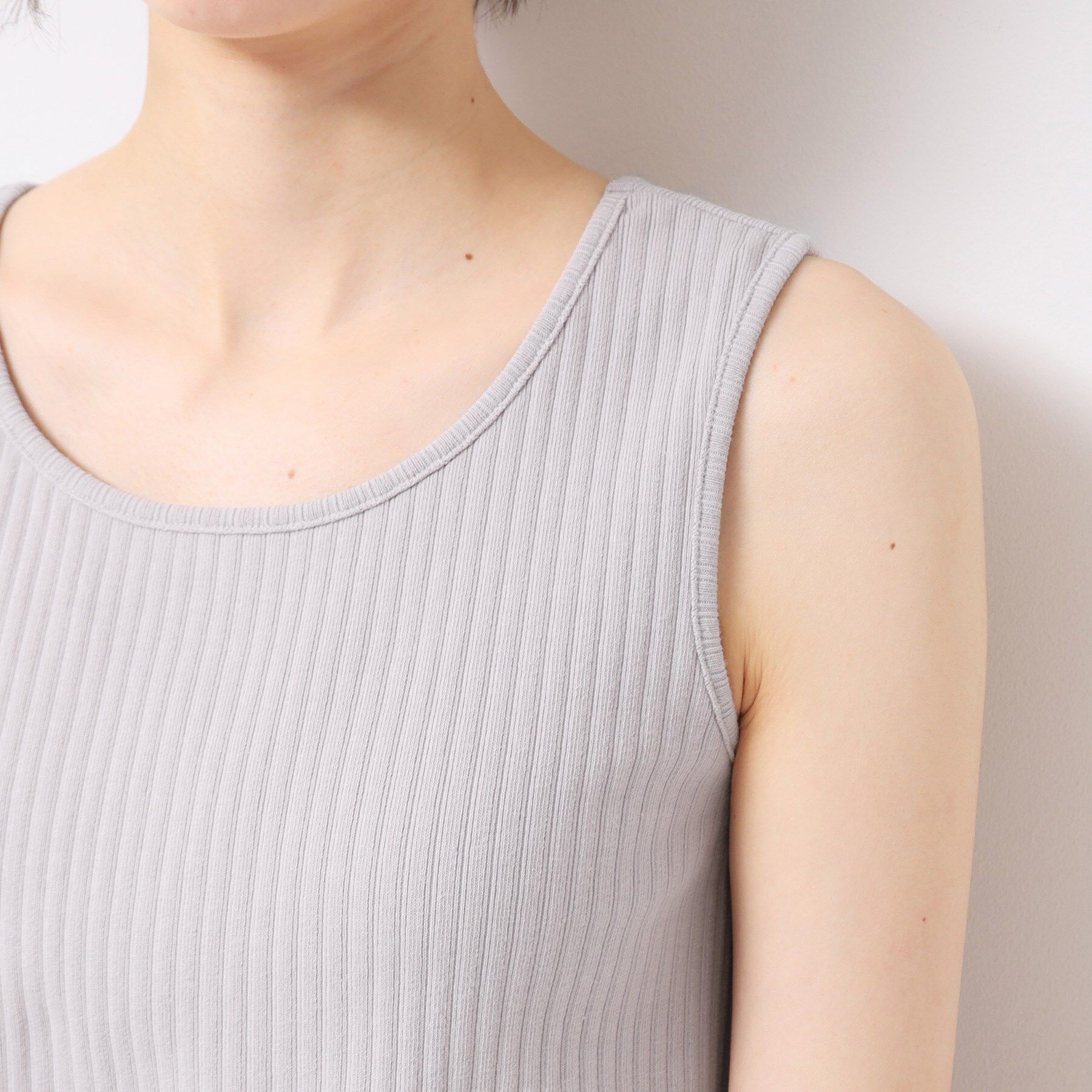 Dessin「【2WAY・洗える】リブタンク（S～L）」|キャミソール|