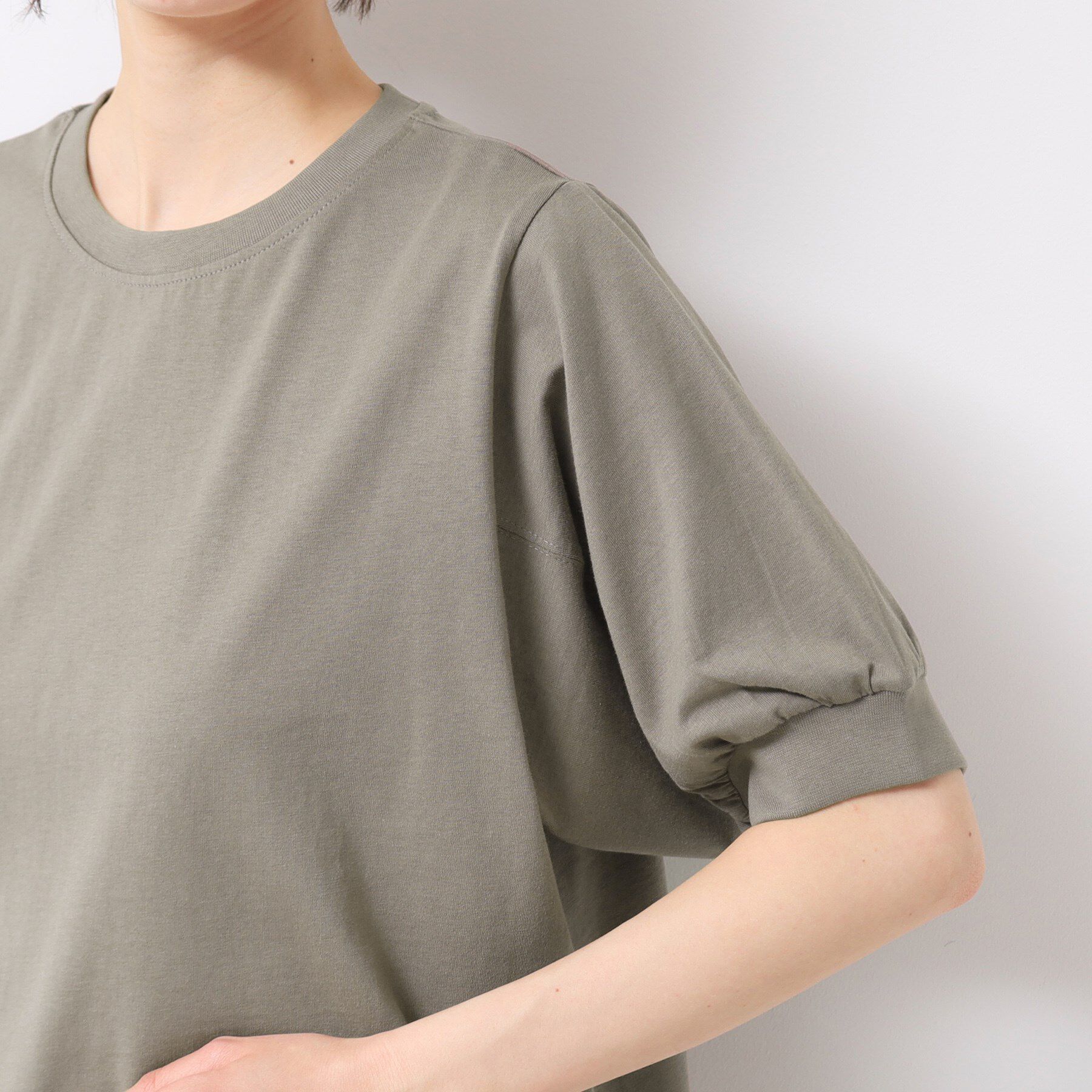 Dessin「【洗える】パフスリーブカットソー（XS～L）」|Tシャツ・カットソー|