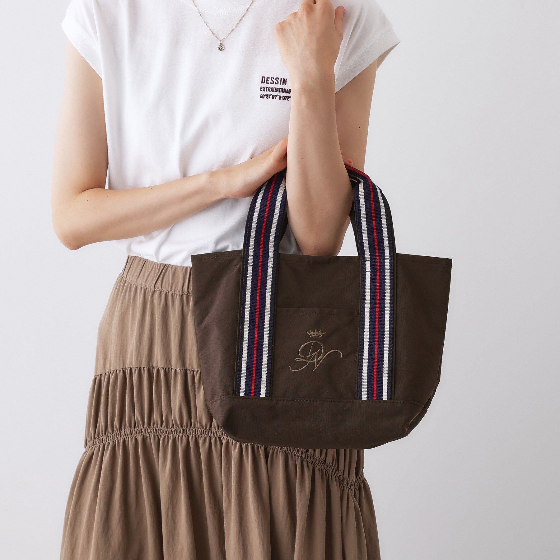 Dessin「【軽量】テープナイロントートバッグ」|トートバッグ|ブラウン(043)