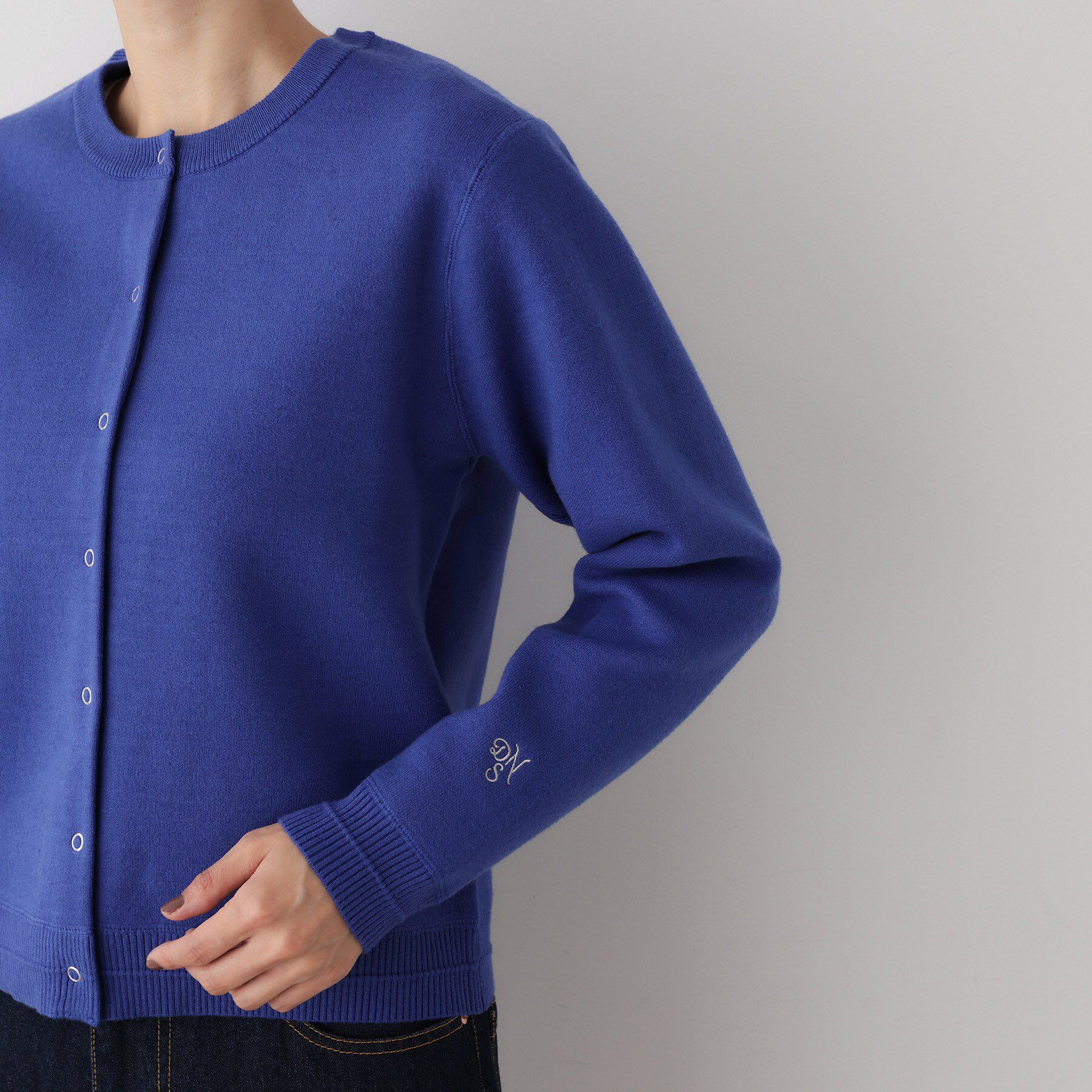 Dessin「【洗える】クルーネックカーディガン」|ニット・セーター|