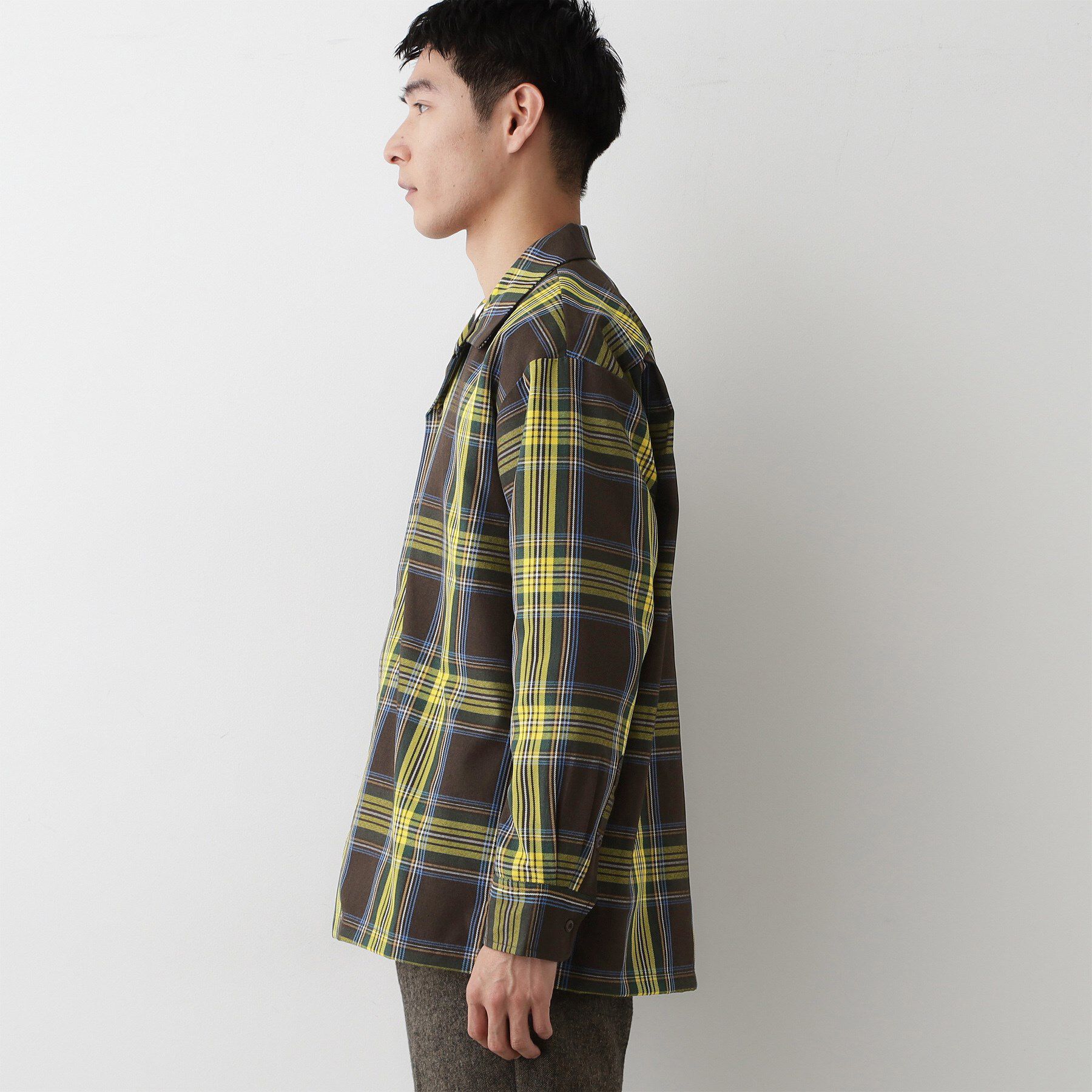 Dessin「【洗える】チェック柄シャツ」|シャツ・ブラウス|