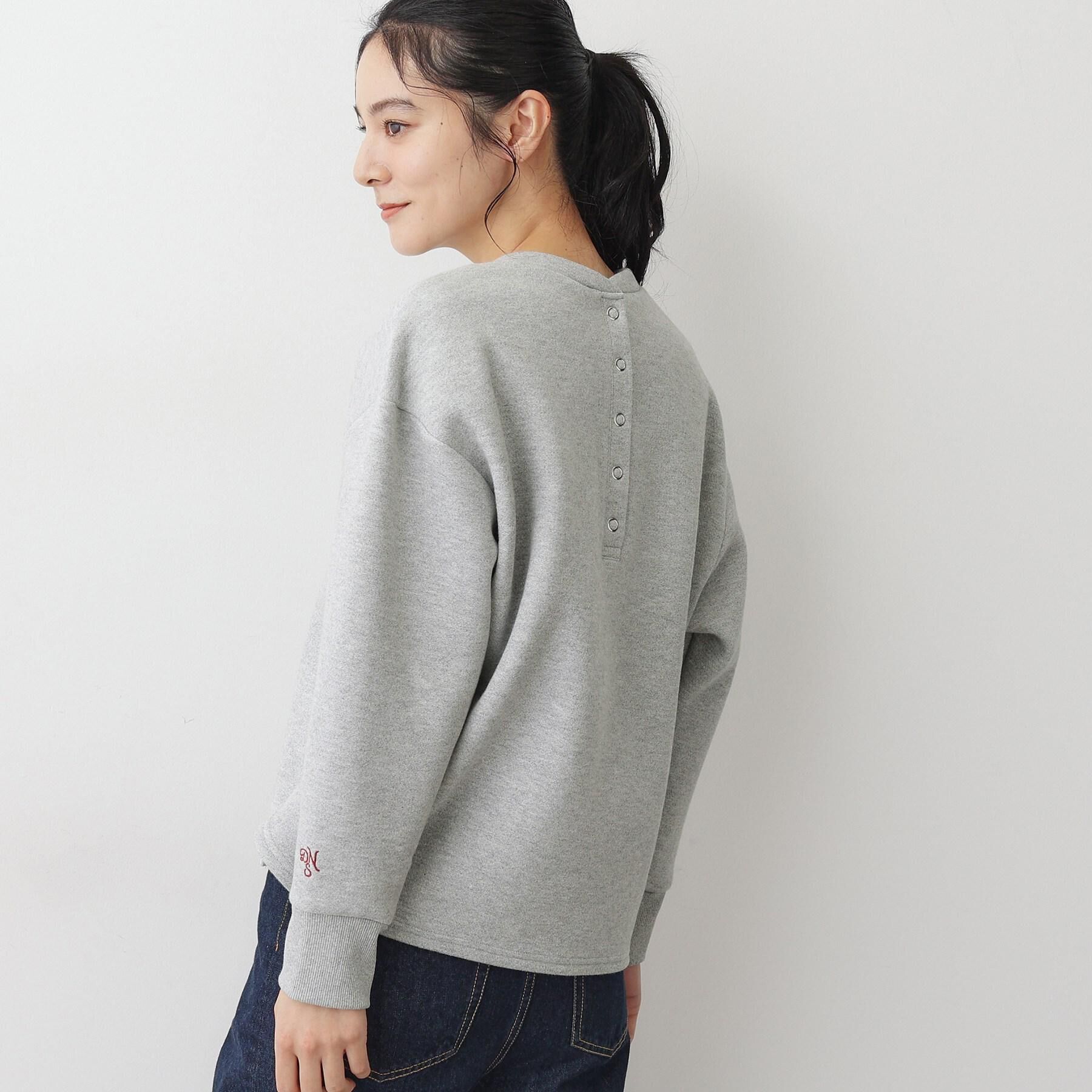 Dessin「【洗える】バックヘンリーソフトボンディングカットソー」|Tシャツ・カットソー|グレー(012)