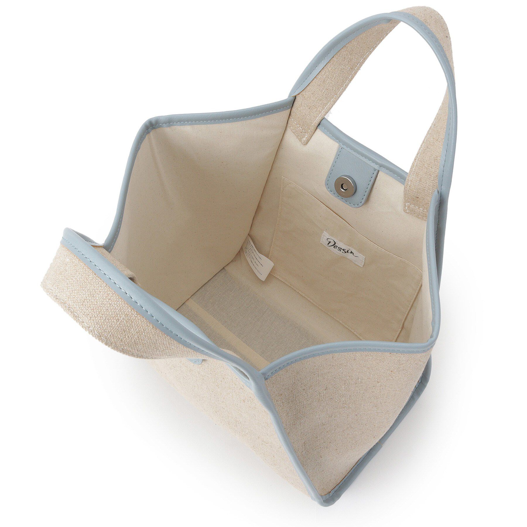 Dessin「【軽量】コットンリネンパイピングバッグ」|トートバッグ|