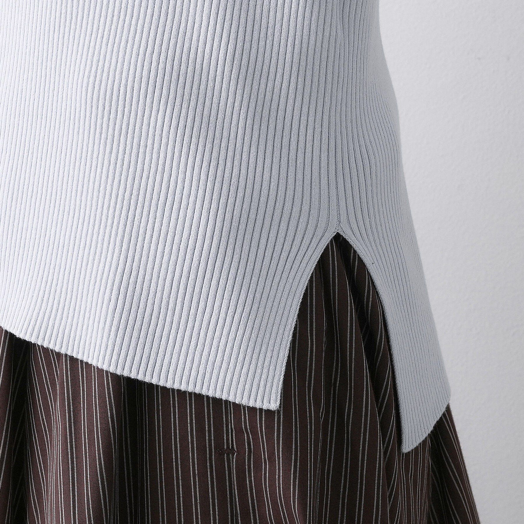 Dessin「【洗える】ボートネックリブニット」|ニット・セーター|