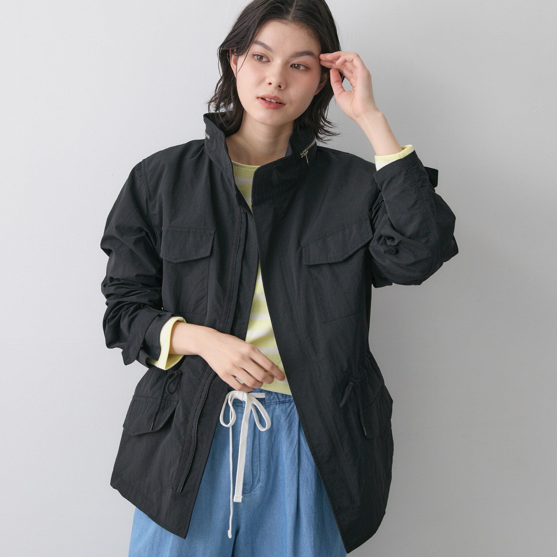 Dessin「【ユニセックス/撥水/2WAY】ライトジャケット」|ブルゾン・スタジャン|