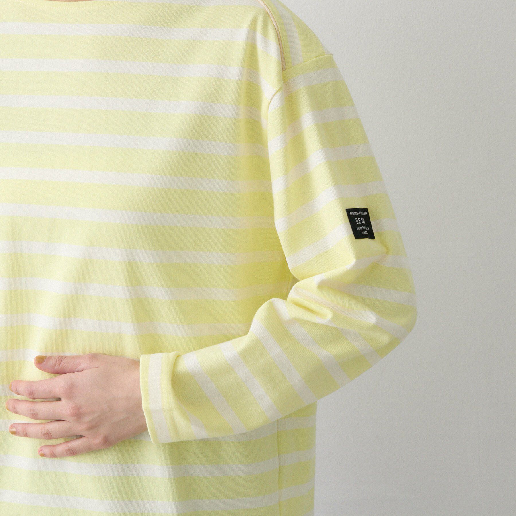 Dessin「【洗える】クルーネックボーダーカットソー」|Tシャツ・カットソー|