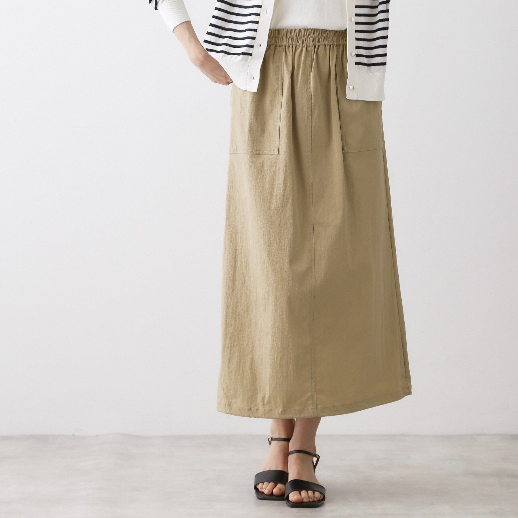 Dessin「【洗える】ストレッチベイカースカート」|スカート|