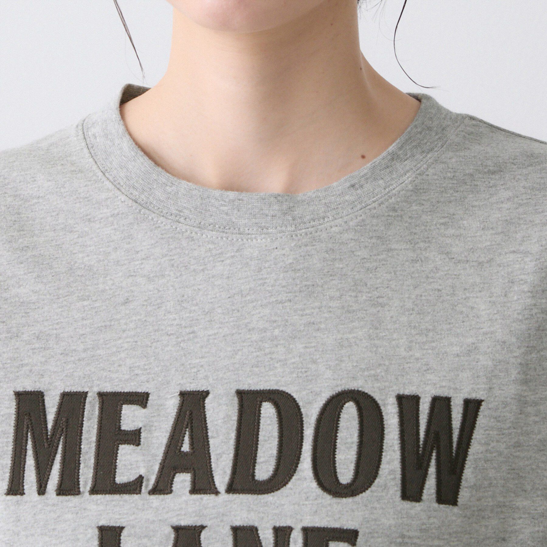 Dessin「【洗える】コットンロゴロングTシャツ」|Tシャツ・カットソー|