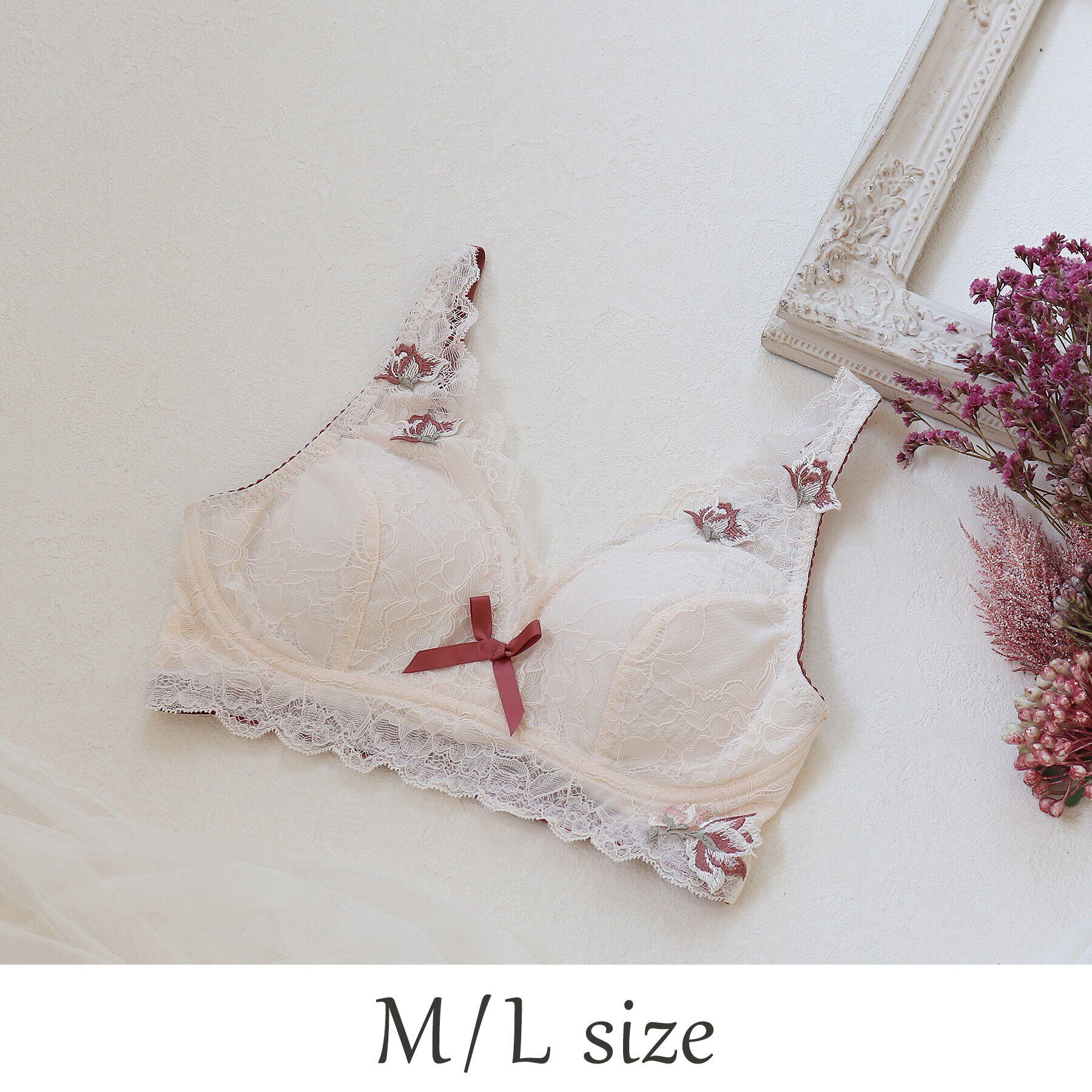 Risa Magli「◆クレモンス おやすみブラ」|インナー|ローズ(062)