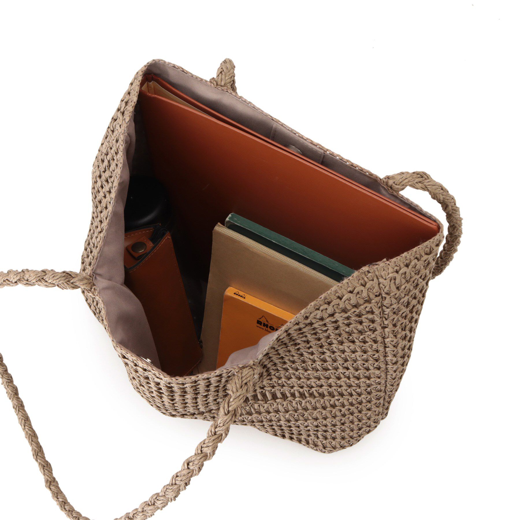 ITS&rsquo;DEMO「雑材ハンドルタックトート」|トートバッグ|