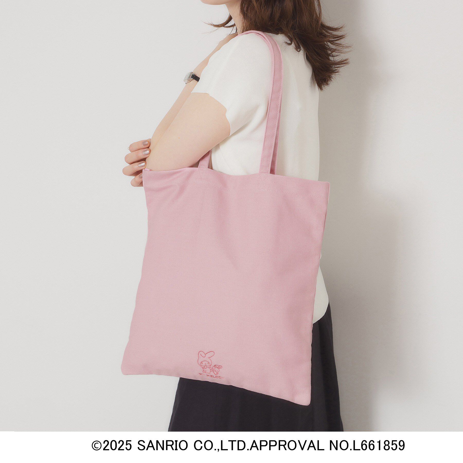 ITS&rsquo;DEMO「＜サンリオキャラクターズ＞フラットトート【A4対応】」|トートバッグ|マイメロディ(072
