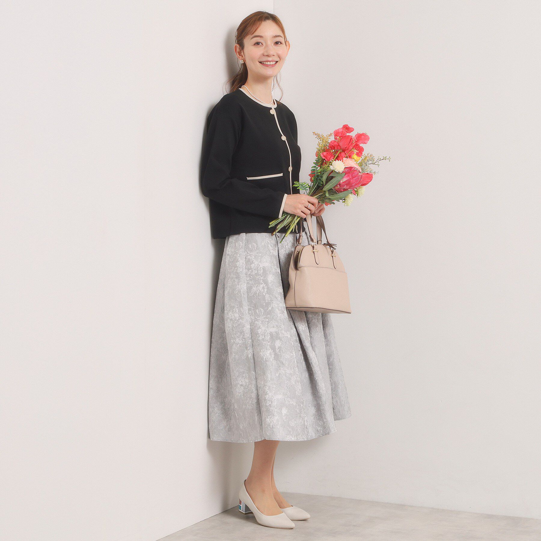 ITS&rsquo;DEMO「【入卒／手洗い可】配色ニットカーディガン」|カーディガン|