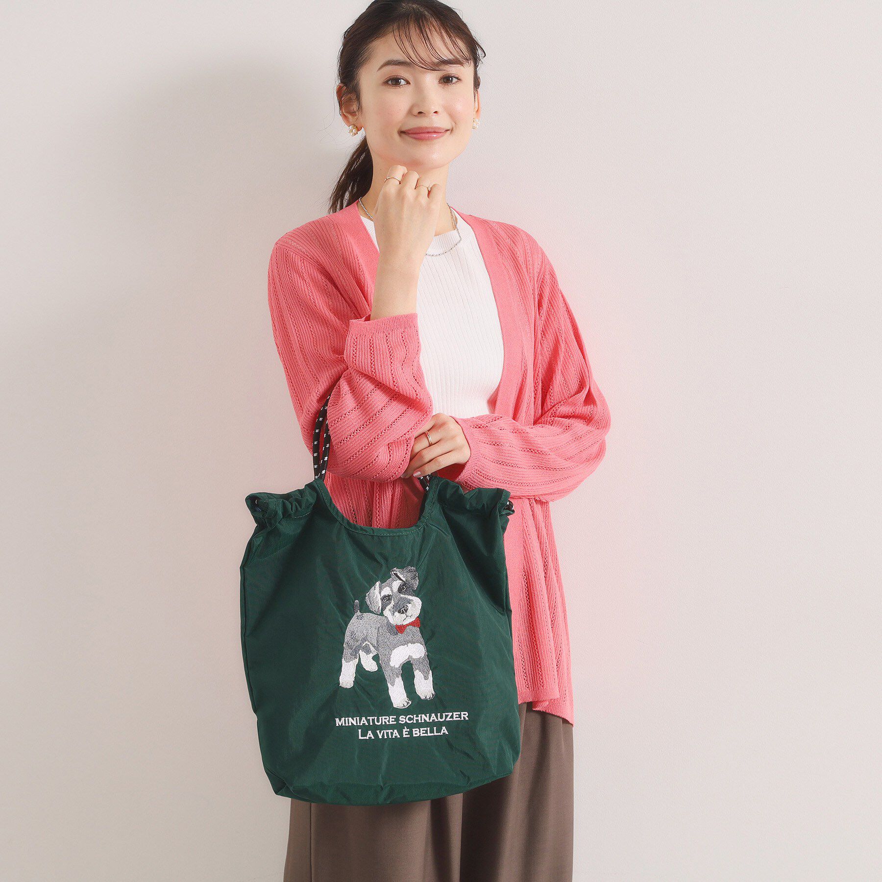 ITS&rsquo;DEMO「アニマル刺繍トート」|トートバッグ|