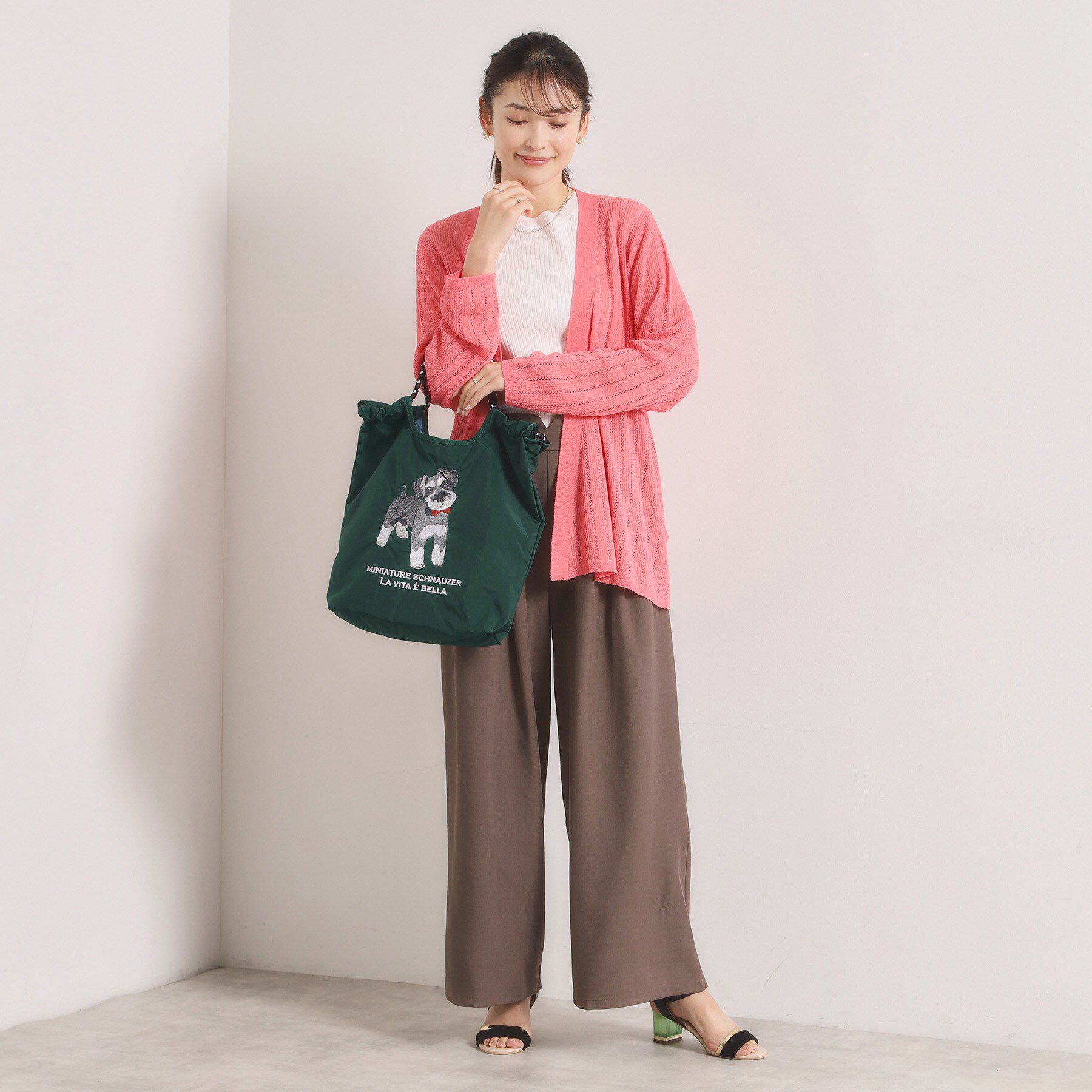 ITS&rsquo;DEMO「アニマル刺繍トート」|トートバッグ|