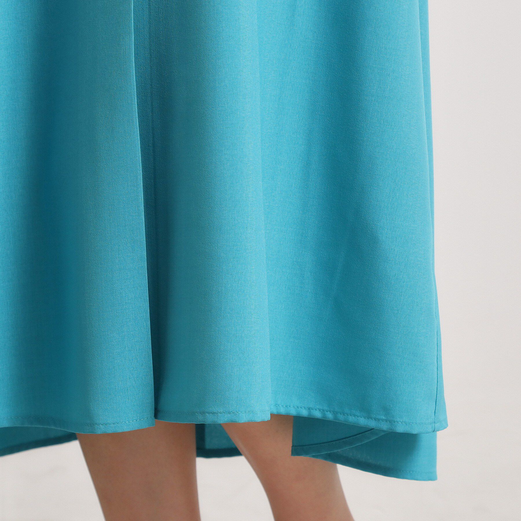 ITS&rsquo;DEMO「【UVケア／洗濯機OK／接触冷感／吸水速乾】麻調合繊スキッパーワンピース」|ワンピース|