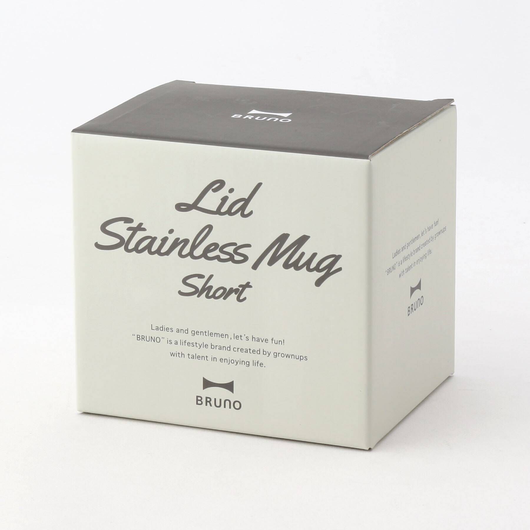 212 KITCHEN STORE「蓋つきステンレスマグ Short GRG ＜BRUNO ブルーノ＞」|グラス・マグカップ|