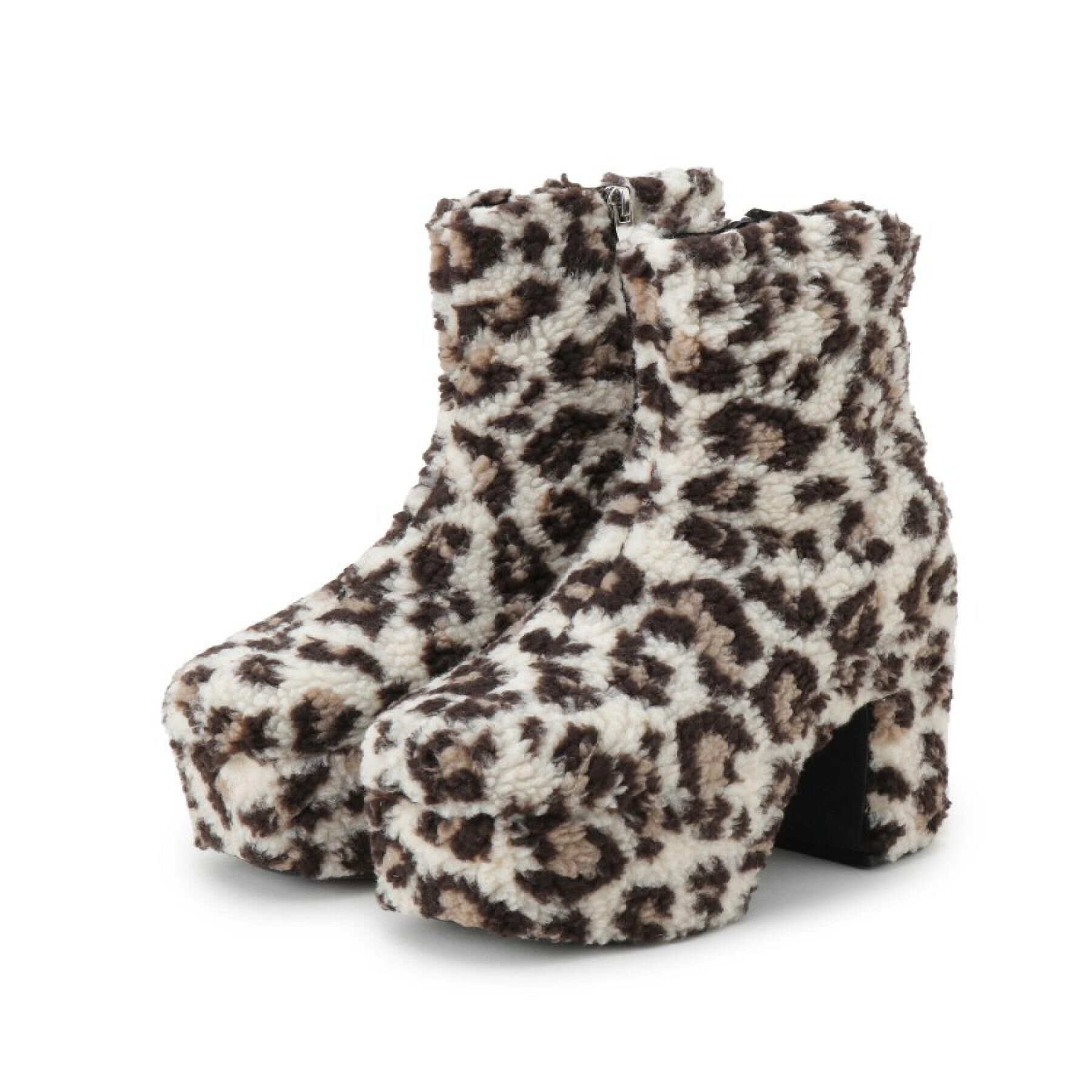 csT&P「スクウェアヒールストレッチブーツ」|ショートブーツ|