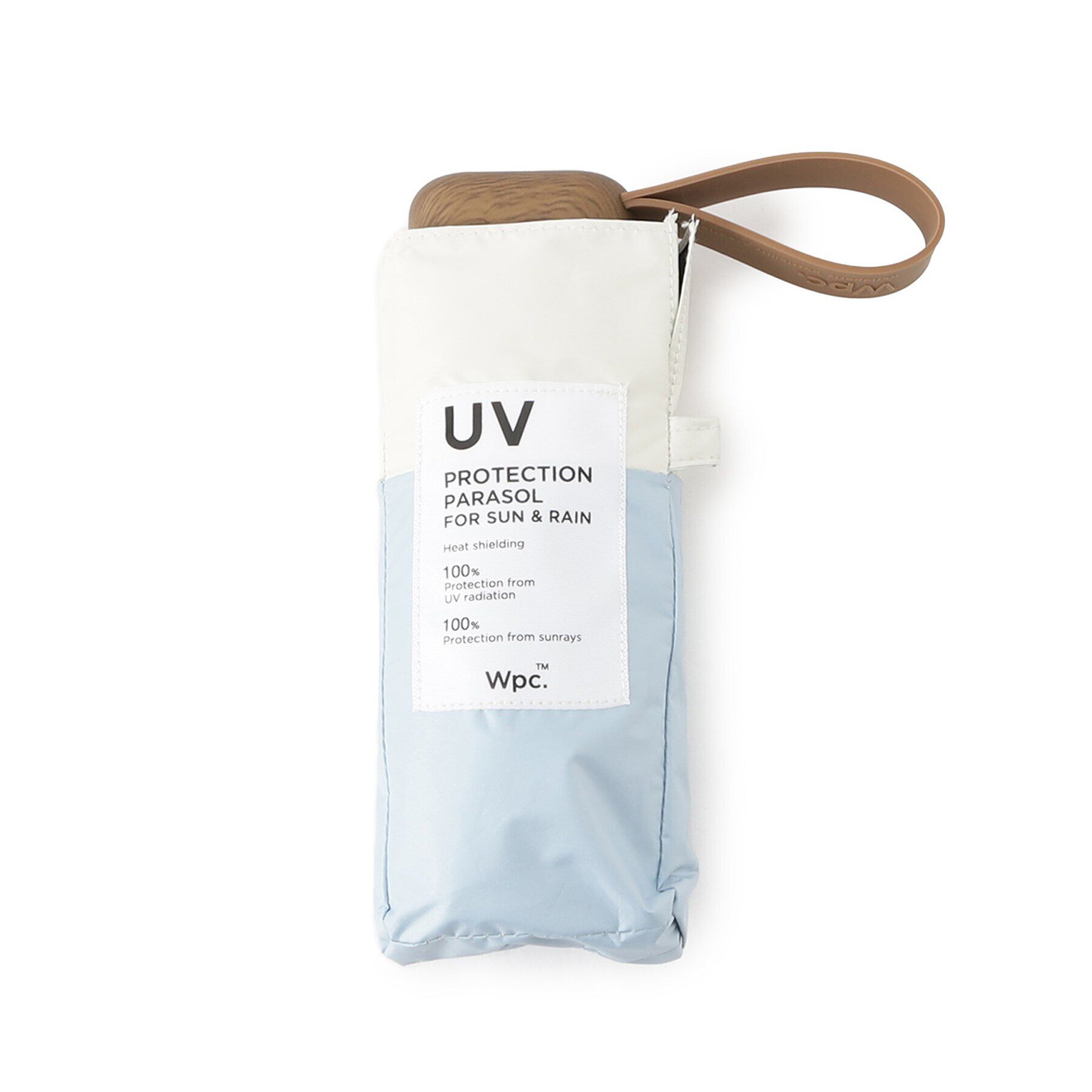 Ober Tashe「【Wpc．】遮光 遮光率・UVカット率100％ レイン 日傘 折りたたみ傘 完全遮光 切り継ぎタイニー ミニ」|傘|