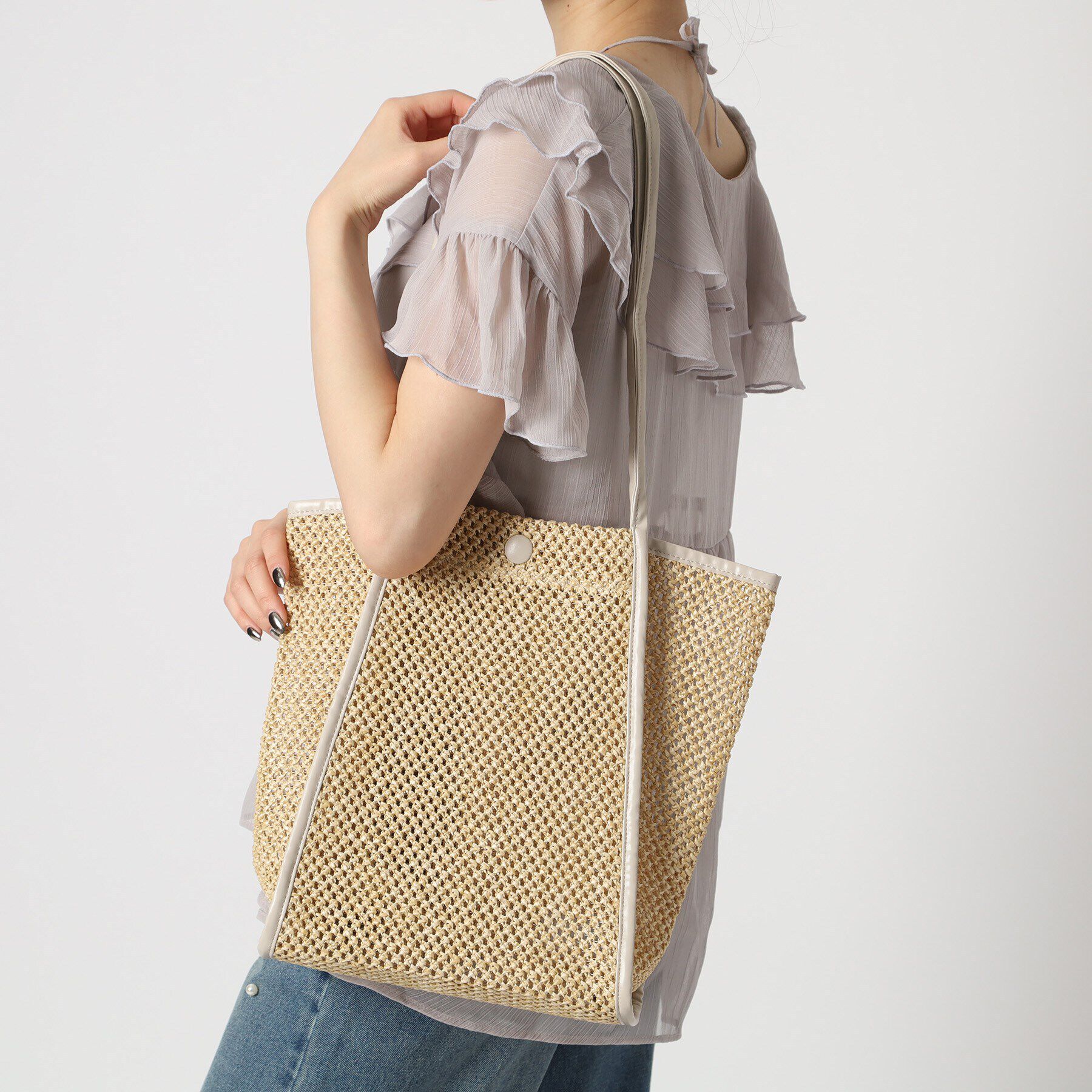 Ober Tashe「雑材トートバッグ」|トートバッグ|