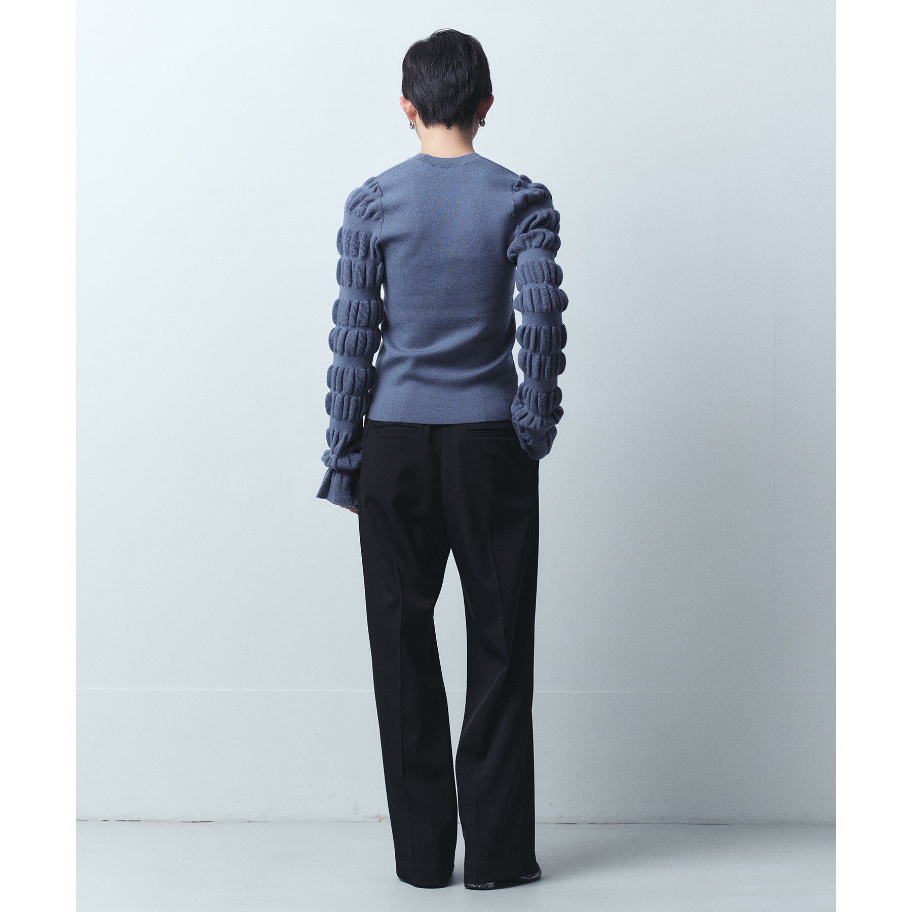 CODE A「gathered sleeves knit」|ニット・セーター|