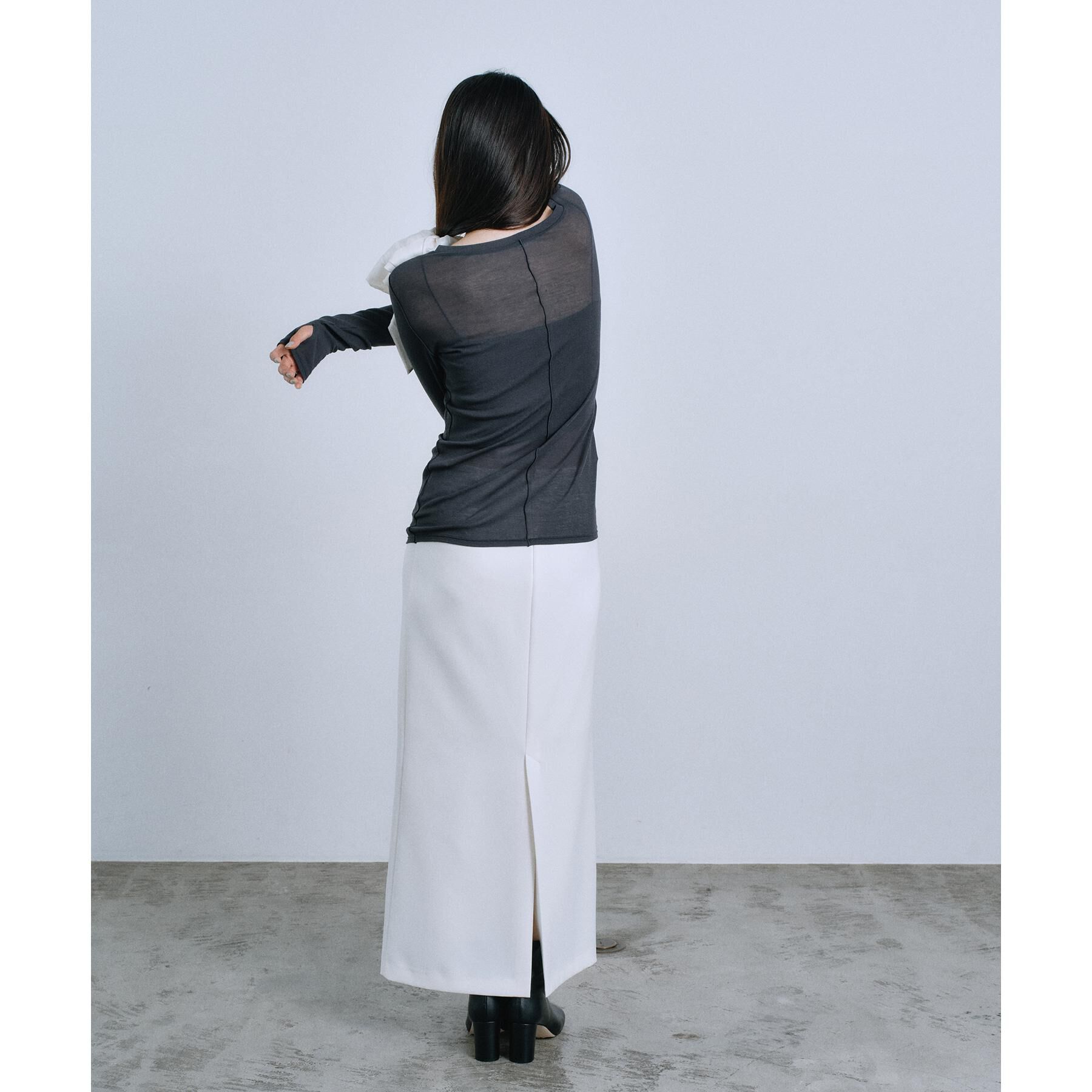 CODE A「sheer basic tee」|Tシャツ・カットソー|