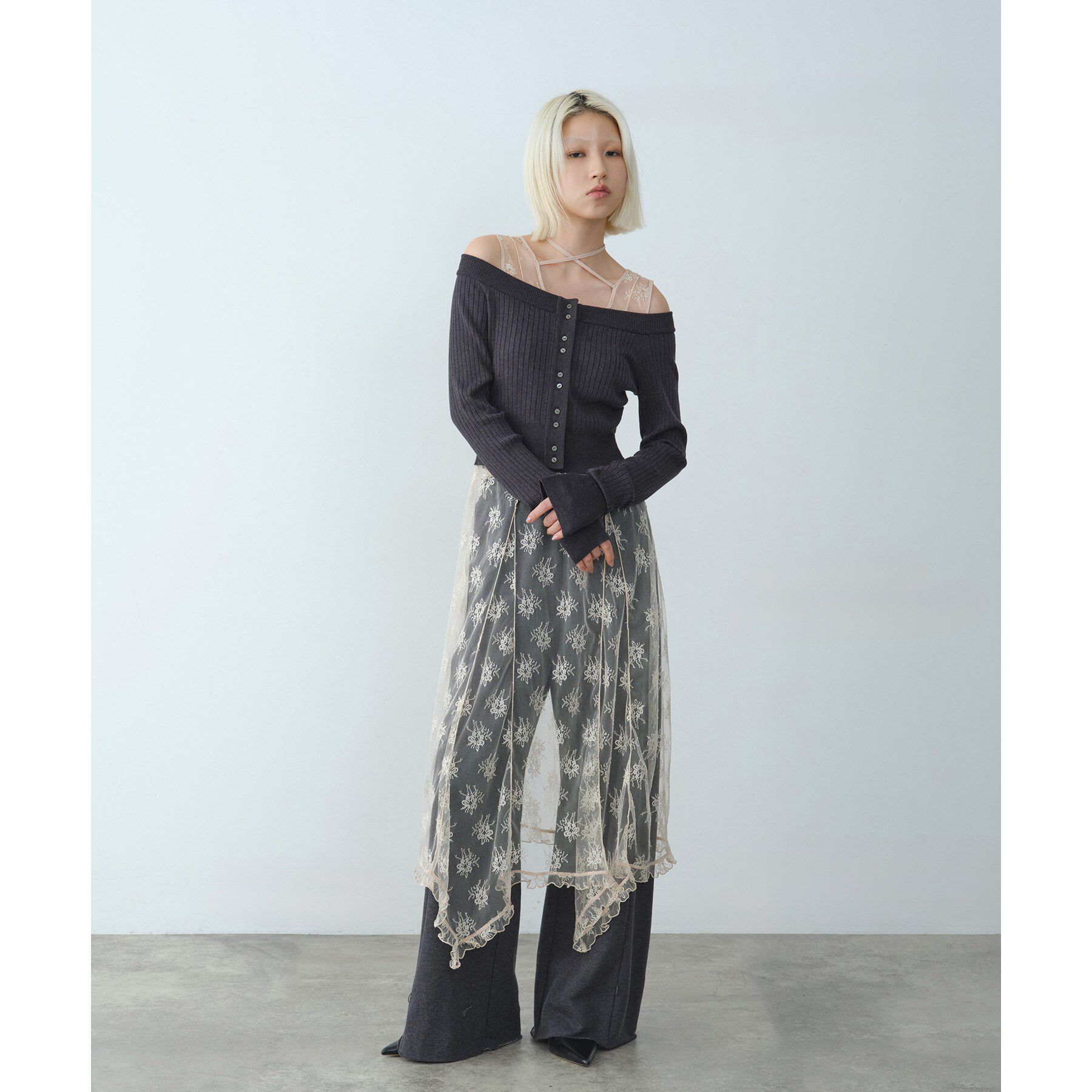 CODE A「short cardigan」|カーディガン|