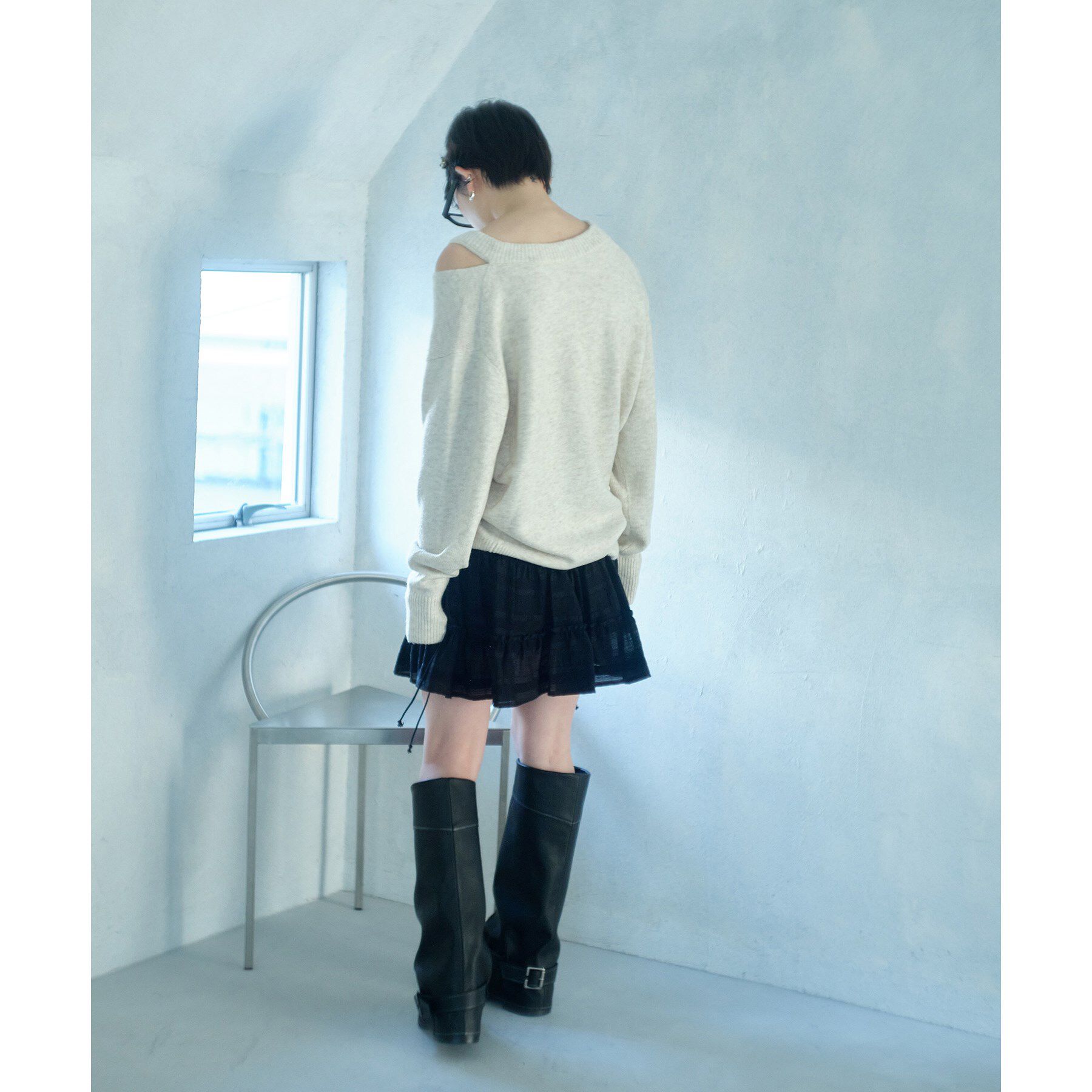 CODE A「M cloudy over V pullover」|ニット・セーター|