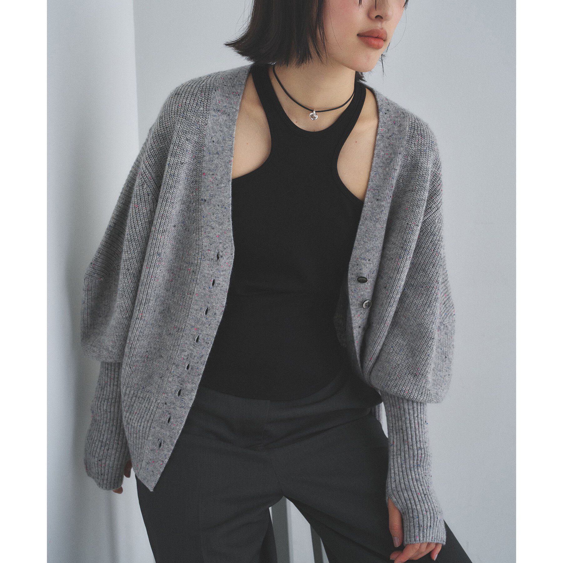 CODE A「puff cardigan」|カーディガン|