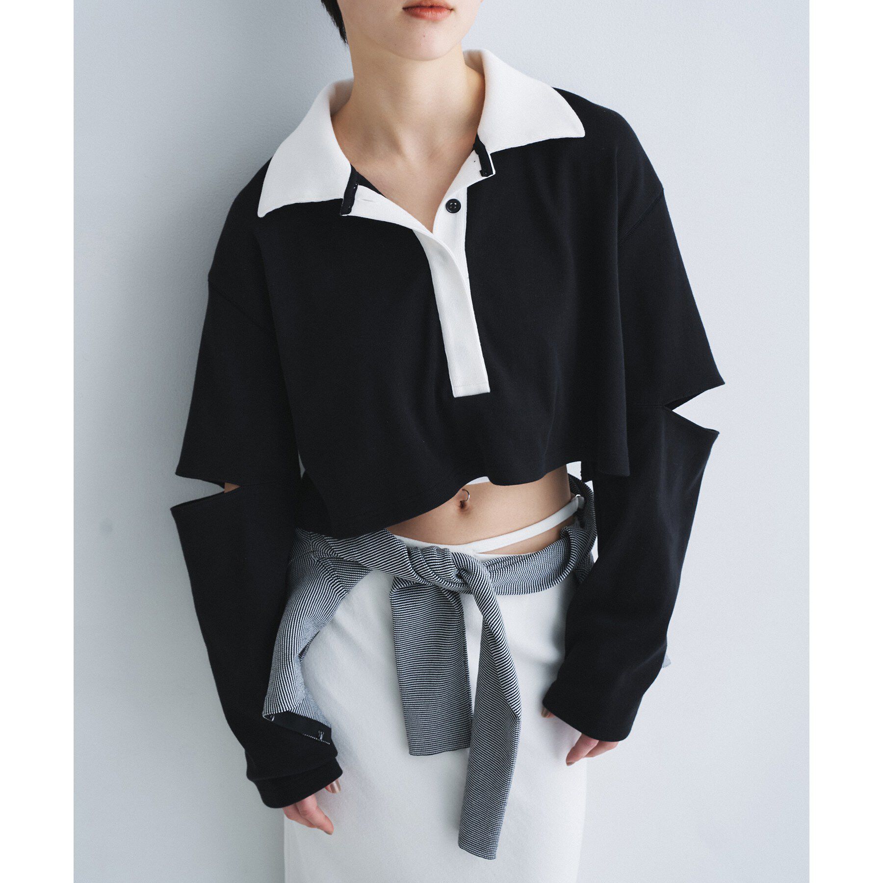 CODE A「cropped lager tee」|Tシャツ・カットソー|