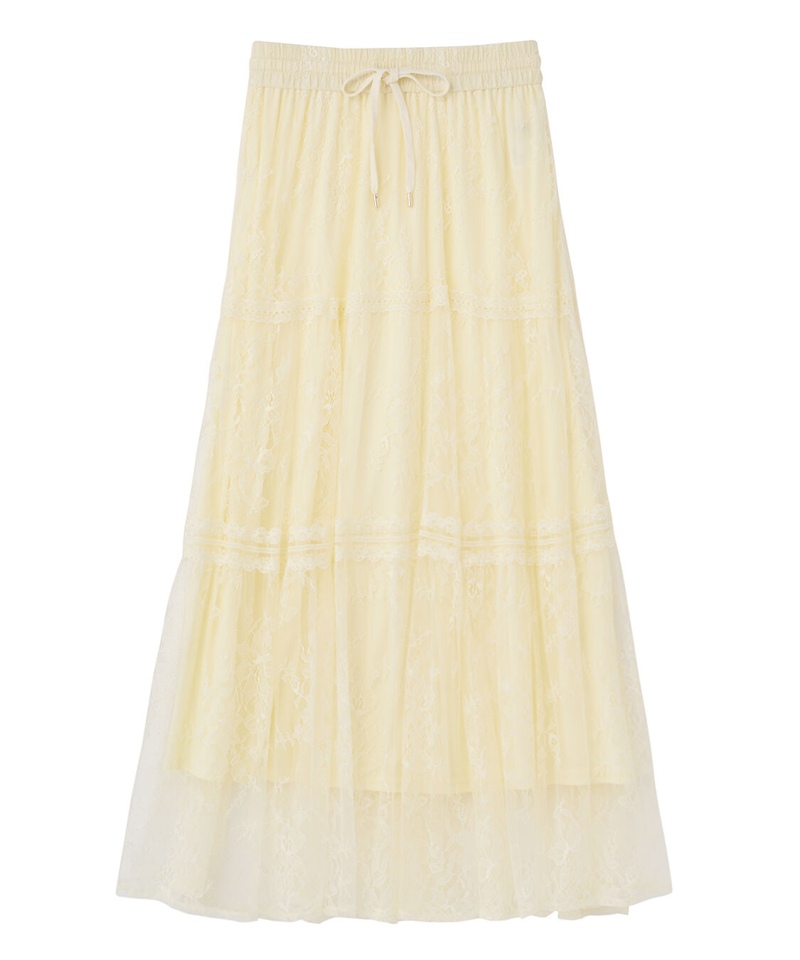 COCO DEAL「レースティアードスカート」|スカート|