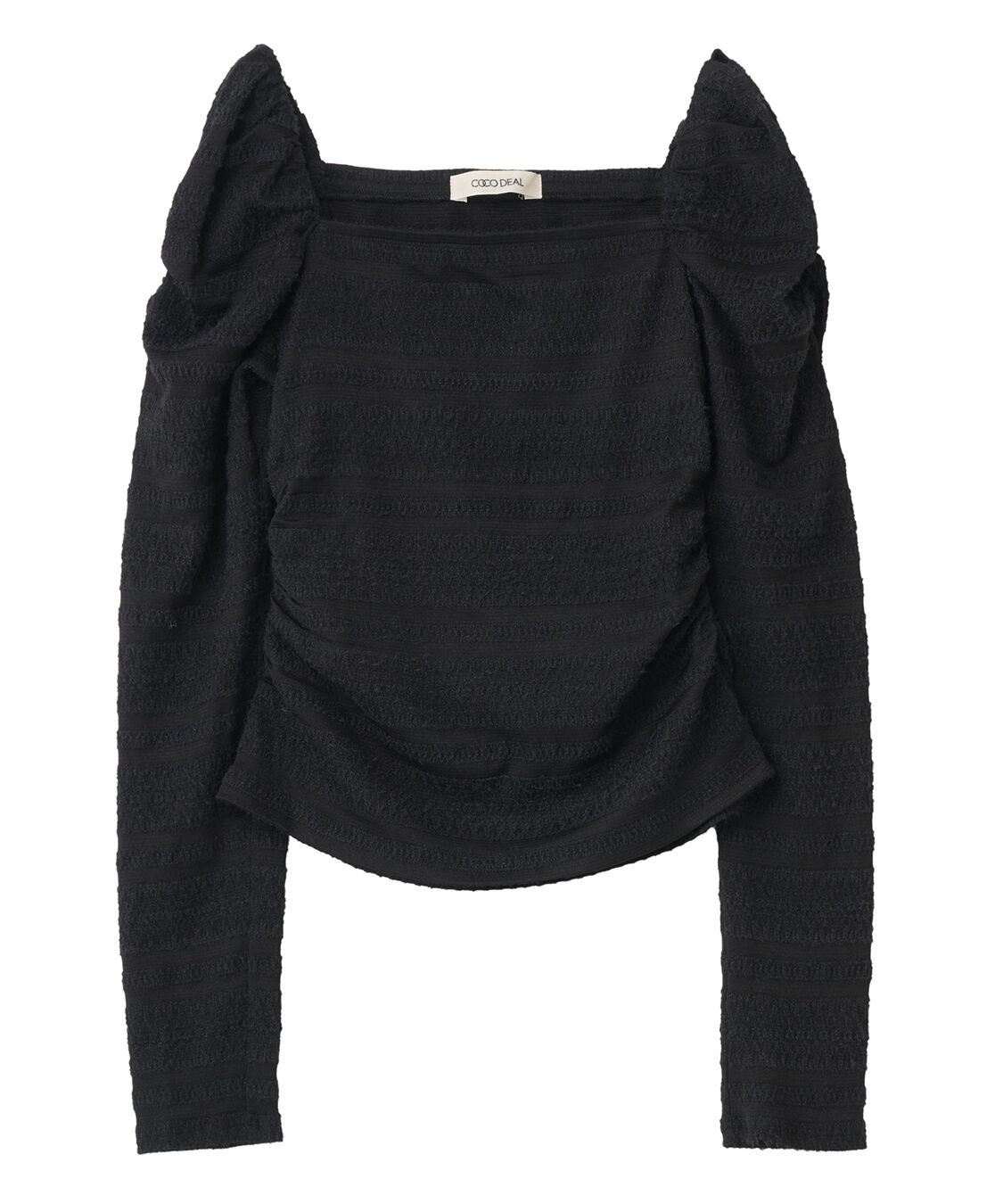 COCO DEAL「スクエアネックパフスリーブカットソートップス」|Tシャツ・カットソー|