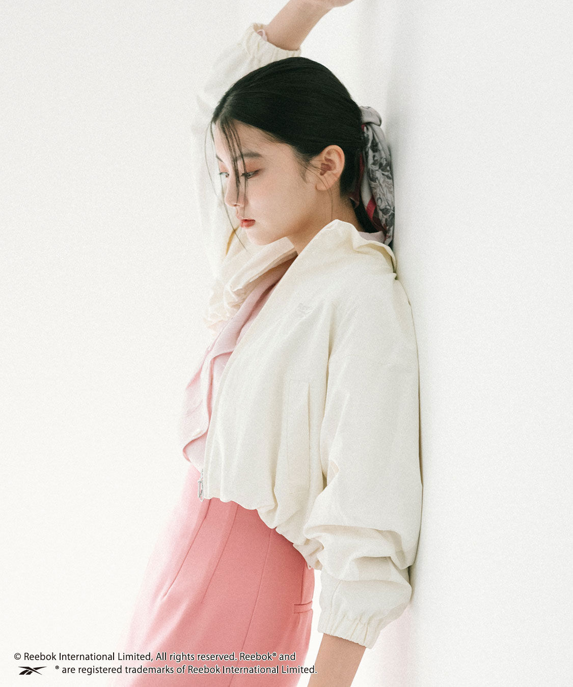 COCO DEAL「《COCO DEAL/Reebok》クロップド丈バルーンブルゾン」|ブルゾン・スタジャン|