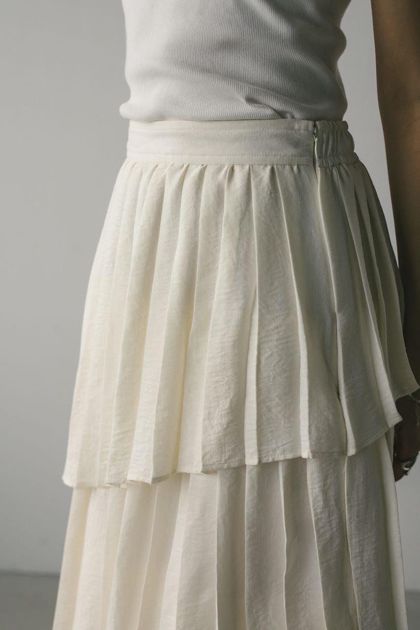 STYLEMIXER「プリーツティアードスカート」|スカート|