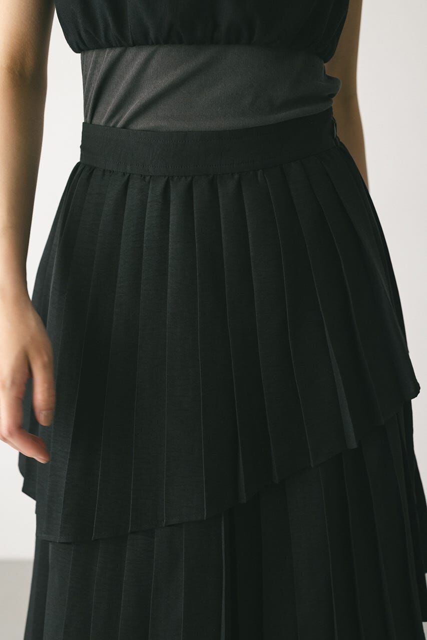 STYLEMIXER「プリーツティアードスカート」|スカート|