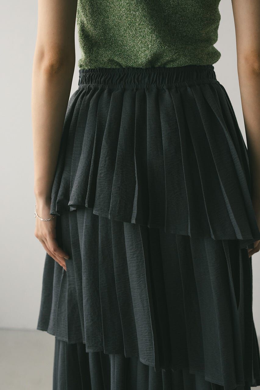 STYLEMIXER「プリーツティアードスカート」|スカート|