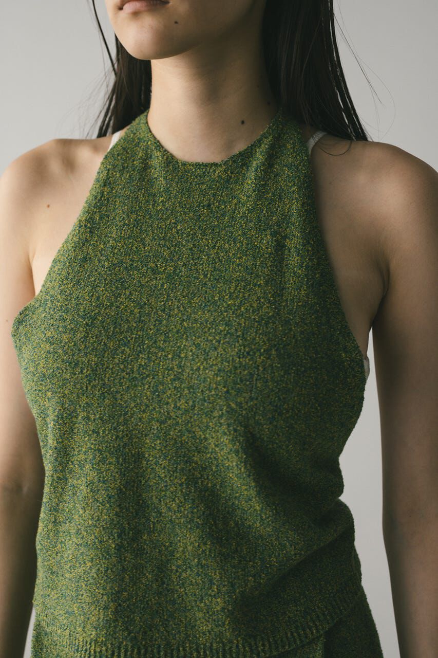 STYLEMIXER「ホルターパイルニットトップ」|キャミソール|