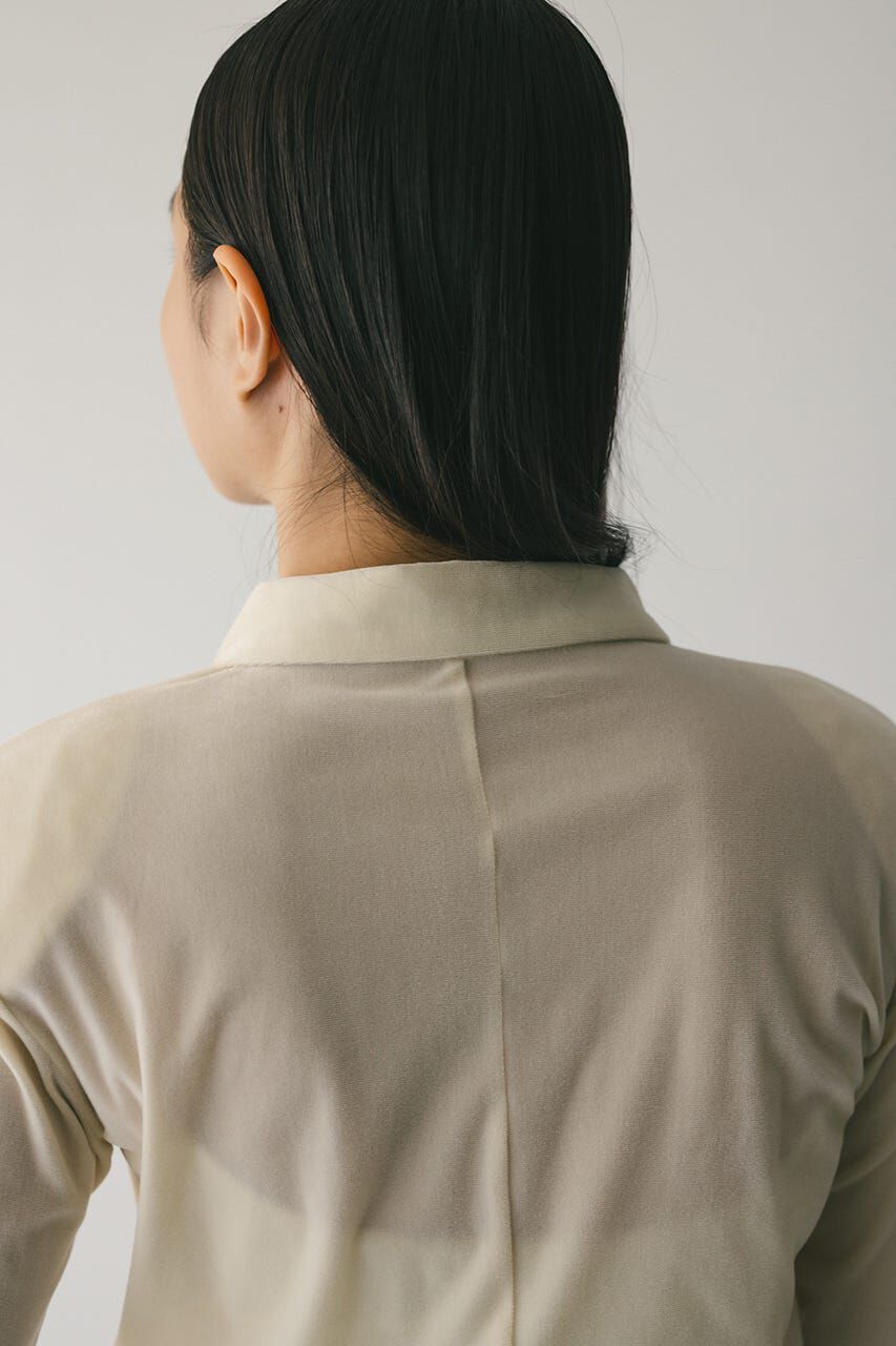 STYLEMIXER「ベロアポロトップ」|Tシャツ・カットソー|