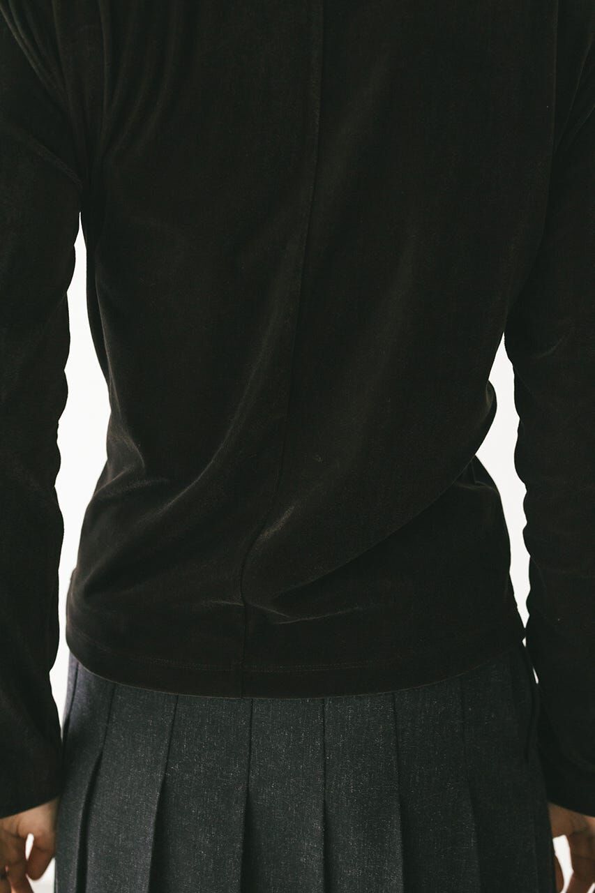 STYLEMIXER「ベロアポロトップ」|Tシャツ・カットソー|