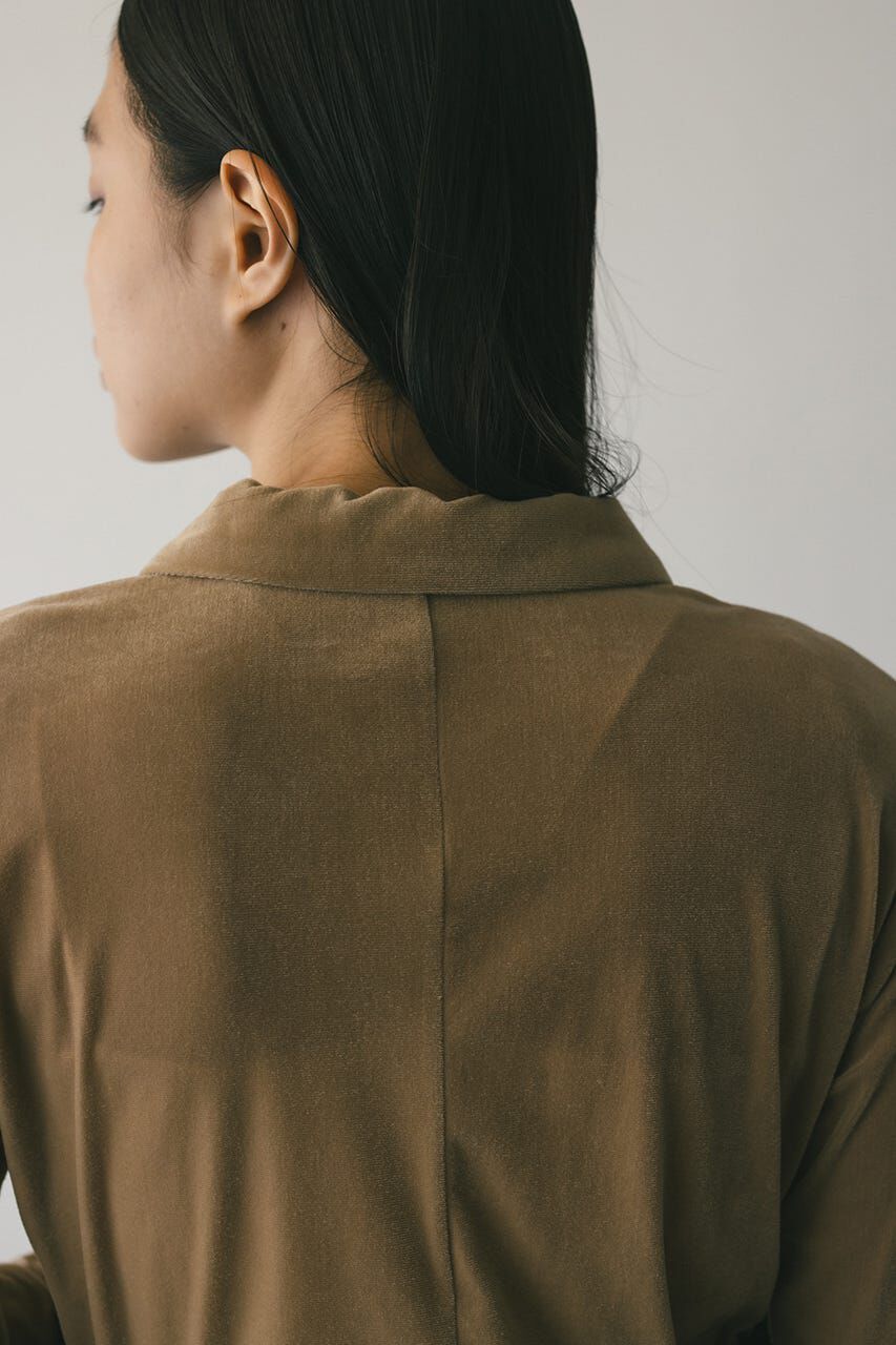 STYLEMIXER「ベロアポロトップ」|Tシャツ・カットソー|