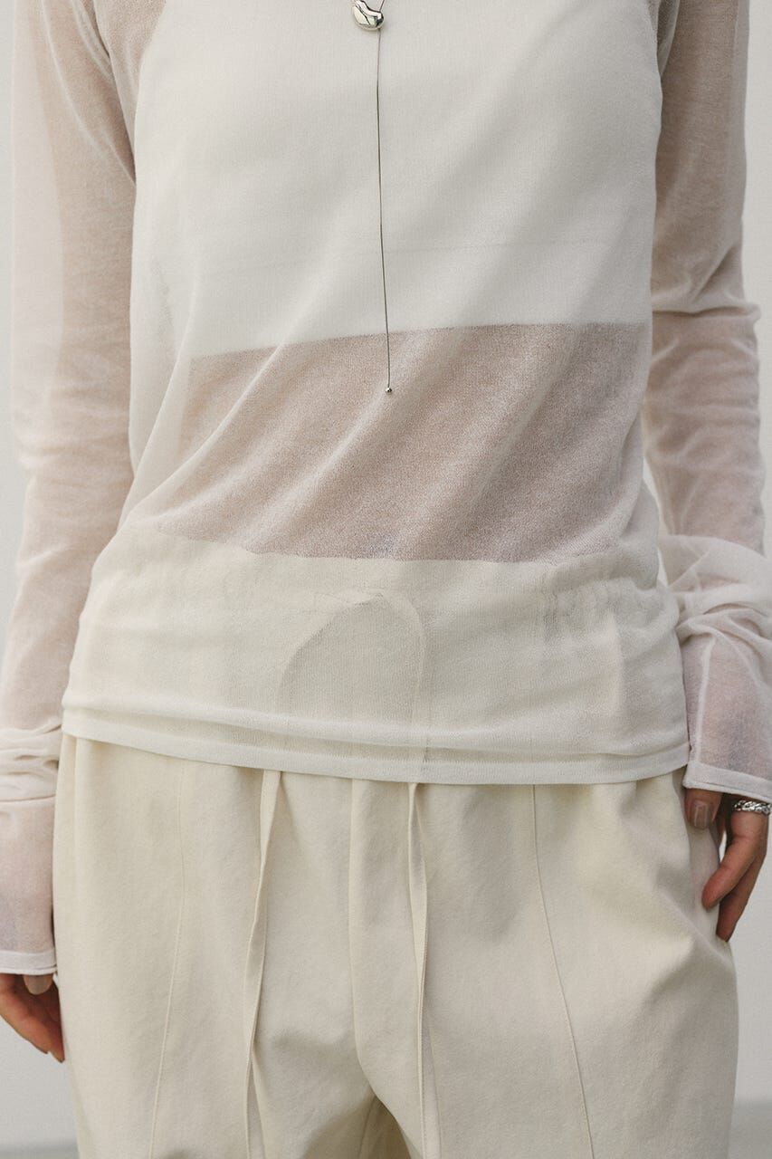 STYLEMIXER「シアースキンニットトップ」|ニット・セーター|