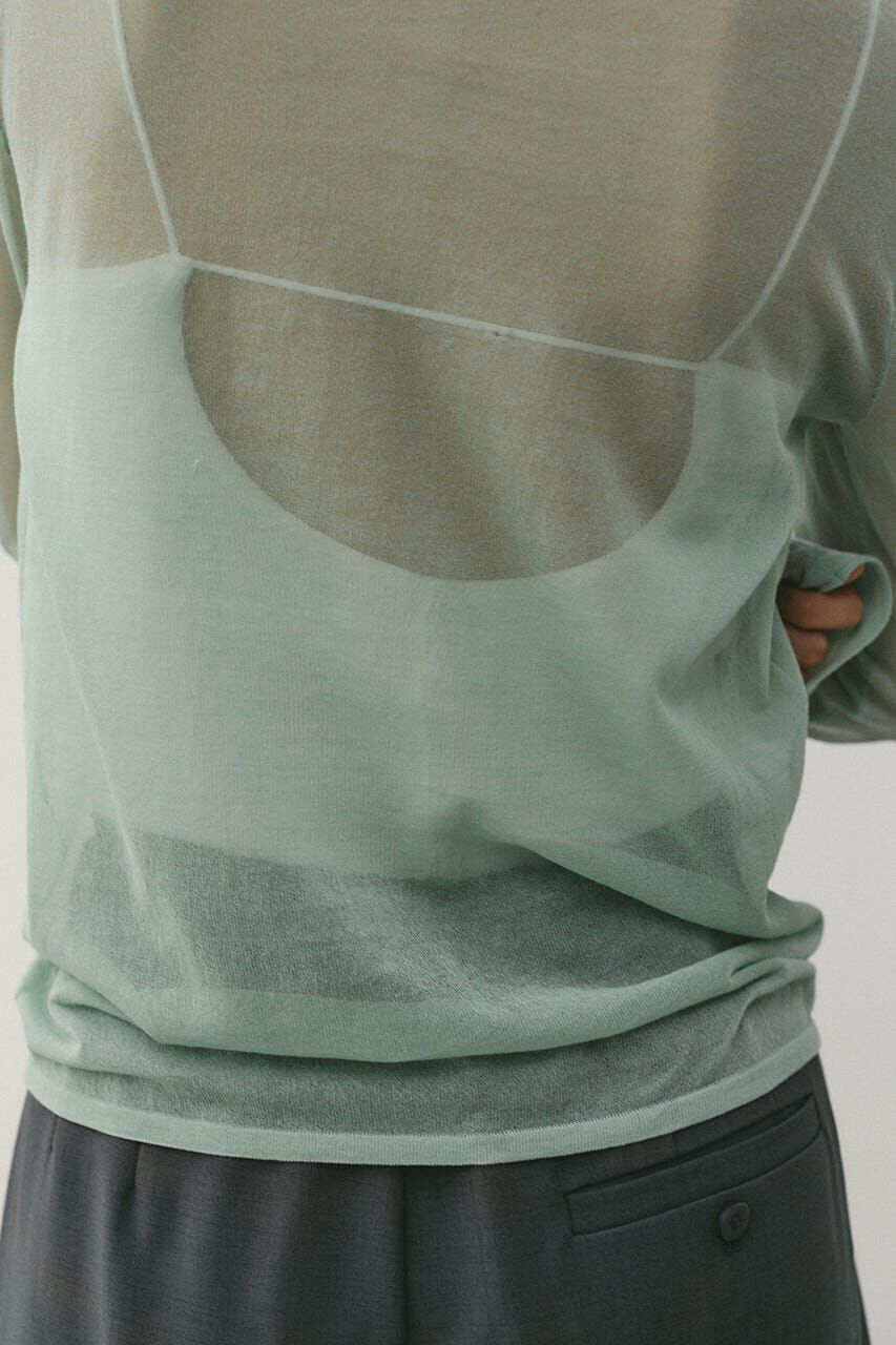 STYLEMIXER「シアースキンニットトップ」|ニット・セーター|