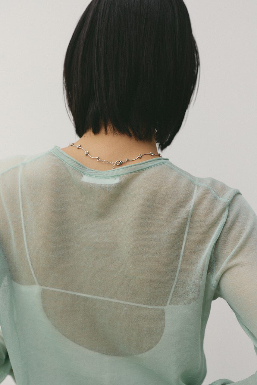 STYLEMIXER「シアースキンニットトップ」|ニット・セーター|