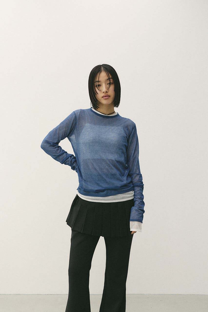 STYLEMIXER「シアースキンニットトップ」|ニット・セーター|