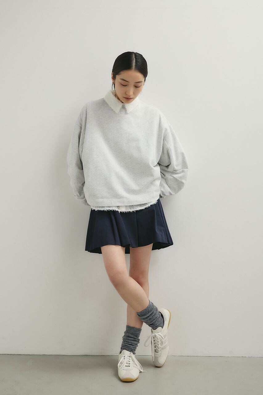 STYLEMIXER「タックスリーブスウェットトップ」|パーカー|