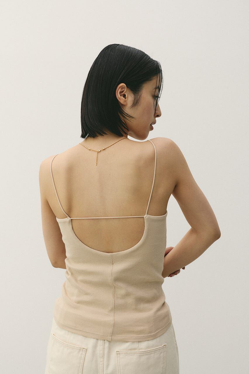STYLEMIXER「カップ付きバックオープンキャミ」|キャミソール|