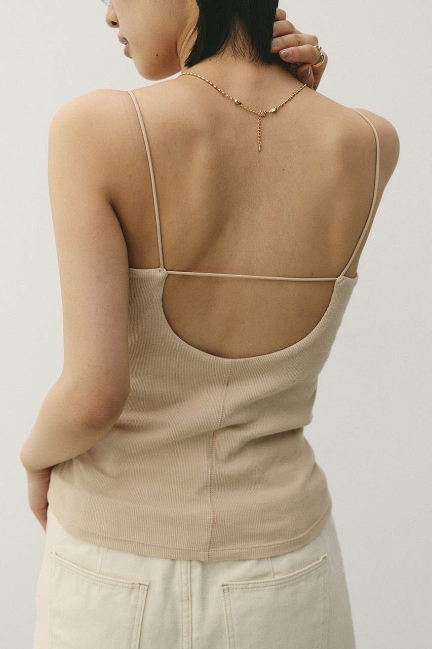 STYLEMIXER「カップ付きバックオープンキャミ」|キャミソール|