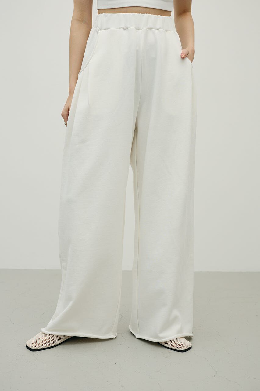 STYLEMIXER「ルーズワイドスウェットパンツ」|その他|WHT