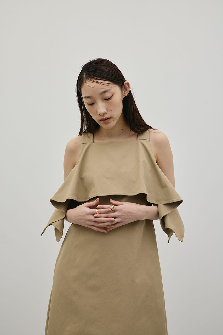 STYLEMIXER「フリルコクーンワンピース」|ワンピース|