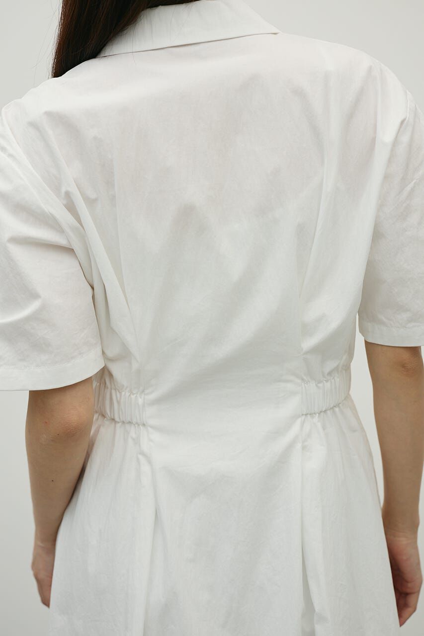 STYLEMIXER「ウエストギャザーシャツワンピース」|ワンピース|