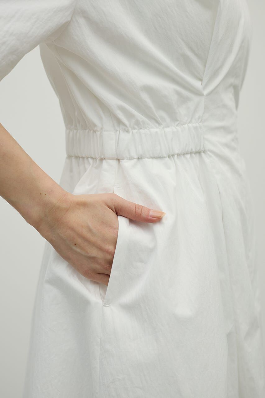 STYLEMIXER「ウエストギャザーシャツワンピース」|ワンピース|